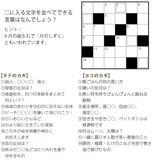 クロスワード第85回